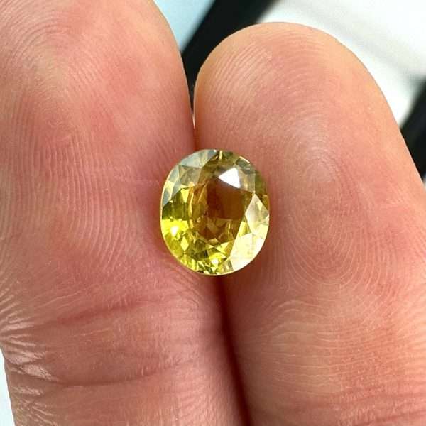 Yellow sapphire 1.68 ct / 7,7x6,6 mm - Jamel Gems