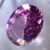 Pinkish Purple sapphire 0.85 ct / 6,84 x 5,01 mm