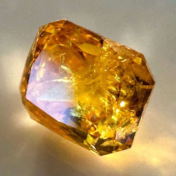 Buy Yellow Diamond 0.54 ct With full ALGT Certificate