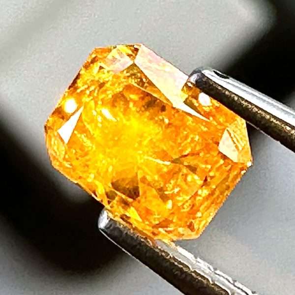 Buy Yellow Diamond 0.54 ct With full ALGT Certificate