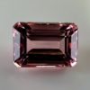 Magnificent 1.2 ct Salmon Pink Tourmaline Octagonal Cut