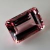 Magnificent 1.2 ct Salmon Pink Tourmaline Octagonal Cut