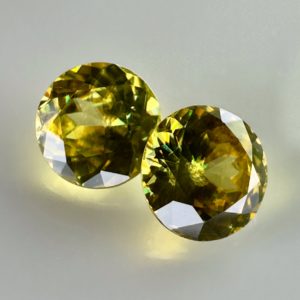 Pair of Sphene Gemstones 1.19 ct – Rare and Brilliant Matched Set for Earrings